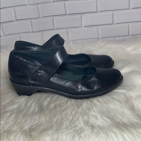 Dansko Black Leather Mary Janes Sz 40/9.5-10 - Picture 4 of 6